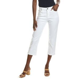 Jones New York Womens  Lexington Capri Jean, White